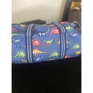 Pottery Barn Kids boys Duffle Bag monogram ZAYD dinosaur Theme